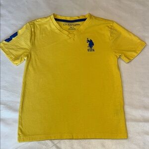U.S. Polo Assn. Bright Yellow Kids Tee Size S(6-7)‎